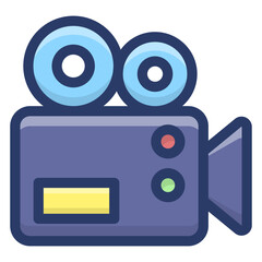 Poster - Video Camera Vector 