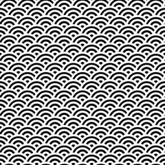  japanese pattern. Fish scale motif. Vector