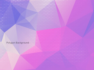 Modern colorful geometric polygon background