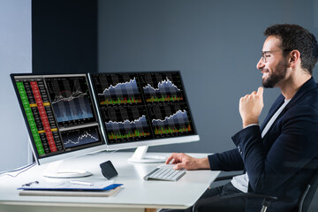Poster - Stock Exchange Business Analyst Using Computer
