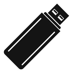 Poster - usb flash icon. simple illustration of usb flash vector icon for web design isolated on white backgr