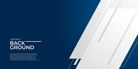 Wall Mural - blue white abstract presentation background. vector illustration design for corporate business prese