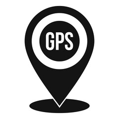 Poster - gps guide point icon. simple illustration of gps guide point vector icon for web design isolated on 