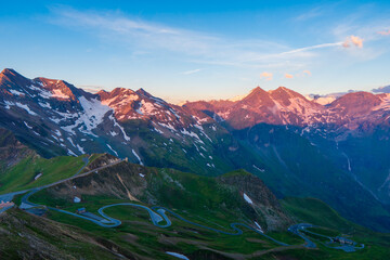 Wall Mural - Grossglockner Hochalpenstrass Sunrise, Austria, Alps