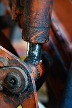 Close-up Of Rusty Machine Part