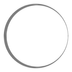 Poster - Circular radial lines volute, helix shape design element(s)