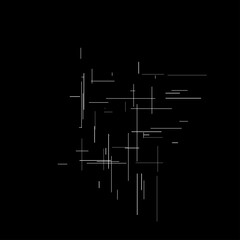 Fototapete - Irregular, random lines harsh texture. Abrasion, sketch, sketchy scribble lines