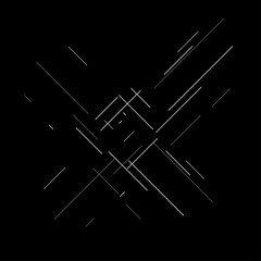 Fototapete - Irregular, random lines harsh texture. Abrasion, sketch, sketchy scribble lines