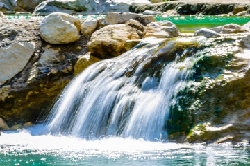 Wall Mural - Waterfall in a Goynuk canyon. Antalya province, Turkey