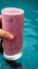 Sticker - Delicious blueberry smoothie