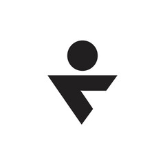 ro letter logo design vector