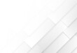 © Kochakorn - Abstract rectangle gradient white and gray pattern design of white background. illustration vector eps10