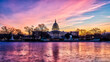 © otmman - Capitol building sunset congress of USA Washington DC US