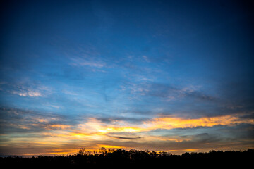 colorful sunset