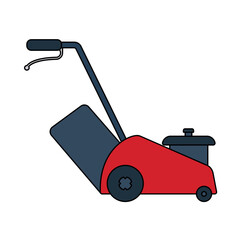 Canvas Print - Lawn Mower Icon