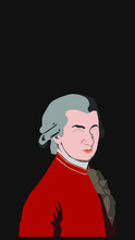 Wolfgang Amadeus Mozart. Prolific And Influential Composer Of The Classical Period.