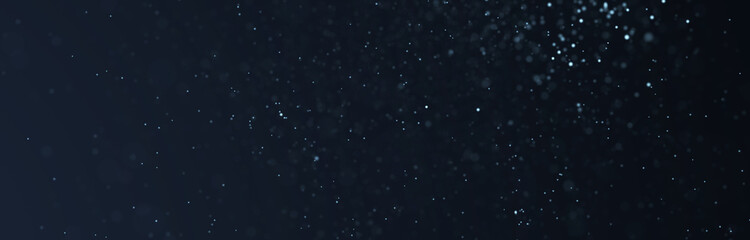 Poster - Dust particles. Abstract background of particles. Dots background. Futuristic digital dots background. 3d rendering.