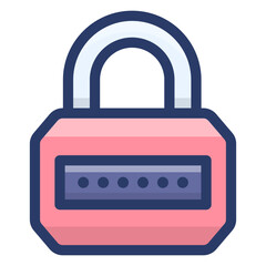 Sticker - Padlock Safety Vector 