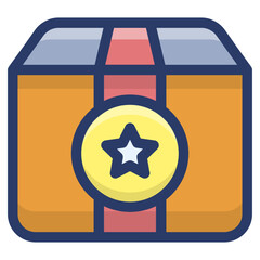 Sticker - Delivery Box Vector 