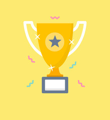 Wall Mural - Achievement Trophy Vector 