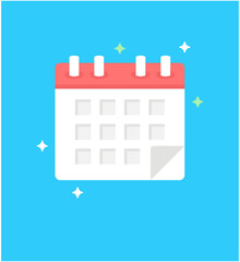 Poster - Event Calendar Vector 