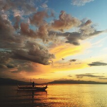 Boat At Sunset Free Stock Photo - Public Domain Pictures