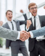 © ASDF - close up. handshake of business people at a meeting in the office