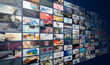 © Proxima Studio - Television streaming, multimedia wall concept