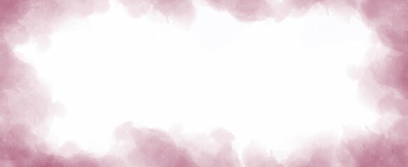 Leinwandbilder - pink elegant watercolor background hand-drawn with copy space for text or image with soft lightand	