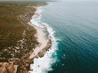 © Cedric Tang/Austockphoto - Aerial view of rocky coastline