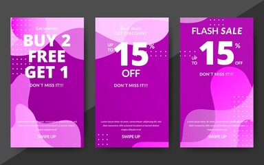 Wall Mural - Flash sale discount banner template promotion, end of season special offer banner, template design for media promotions and social media promo, vector illustration.