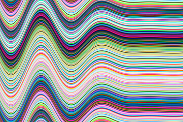 Fototapete - Abstract digital wave pattern / Abstract minimalistic background of a digital wave pattern.