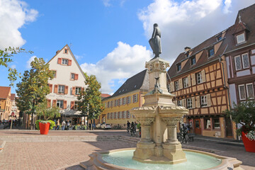 Street in Colmar, Alsace, France	