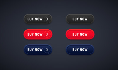 Poster - Buy Now button. Design elements for web and mobile applications. Buy now button for your online store. Vector on isolated background. EPS 10