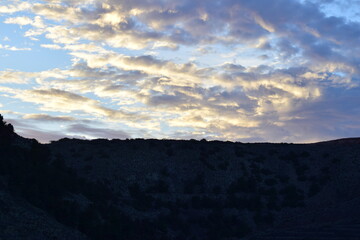 Poster - sunset where the sky has a life of its own