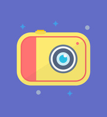 Poster - Photographic Camera Vector 