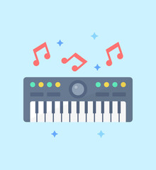 Sticker - Piano Musical Instrument 