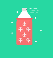 Poster - Snow Spray Vector 