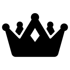 Canvas Print - Royal Crown Vector 