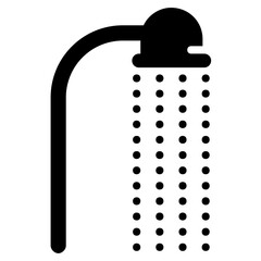 Sticker - Bathroom Shower Vector 