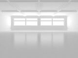Fototapeta Perspektywa 3d - White Modern Background. Abstract Room Interior Concept