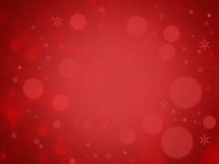 Wall Mural - Christmas background red.Red color abstract background with soft blur bokeh light effect.