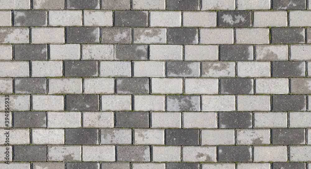 Tile Street Pattern Texture Seamless texture of street tiles. Pattern of terracotta paving slabs ...