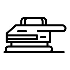 Poster - Grinding machine icon. Outline grinding machine vector icon for web design isolated on white background