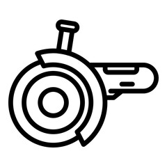 Poster - tool grinding machine icon. outline tool grinding machine vector icon for web design isolated on whi