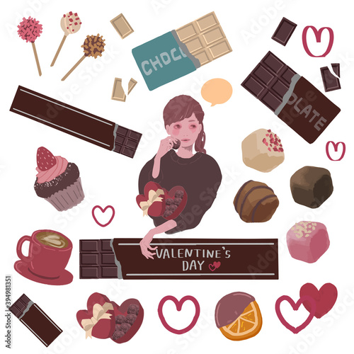 バレンタインのスイーツイラスト アイコン セット Stock Vector Adobe Stock バレンタインのスイーツイラスト アイコン セット Stock Vector Adobe Stock
