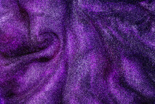Full Frame Shot Of Purple Glittering Liquid