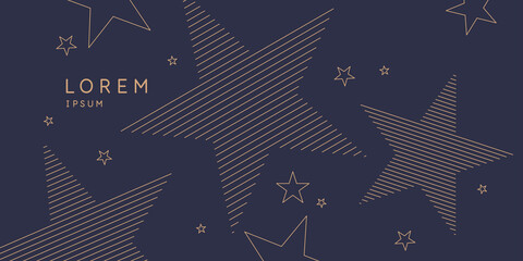 Poster - Abstract background with dynamic shapes. Vector template