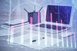 © peshkova - Forex Chart hologram on table with computer background. Double exposure. Concept of financial markets.