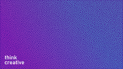 Poster - Vibrant modern background of minimalist style. Halftone gradient effect